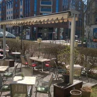 Terrasse im Frühling